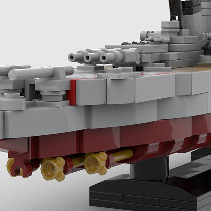 1:700 Scale Yamato Battleship Building Blocks-LesDiy-Building Blocks-