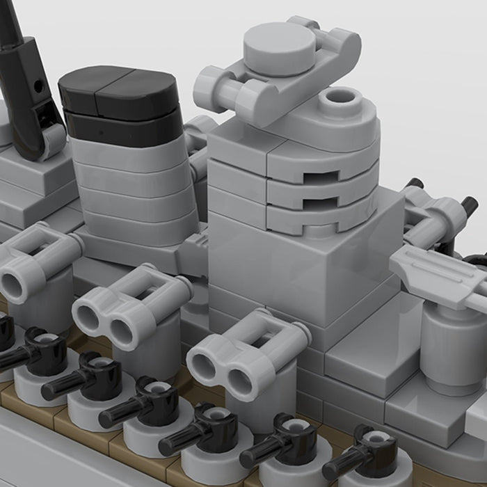 1:700 Scale Yamato Battleship Building Blocks-LesDiy-Building Blocks-