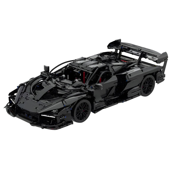 1/8 Scale McLaren Senna Racer Car Tech Building Blocks Set - LesDiy - Red White