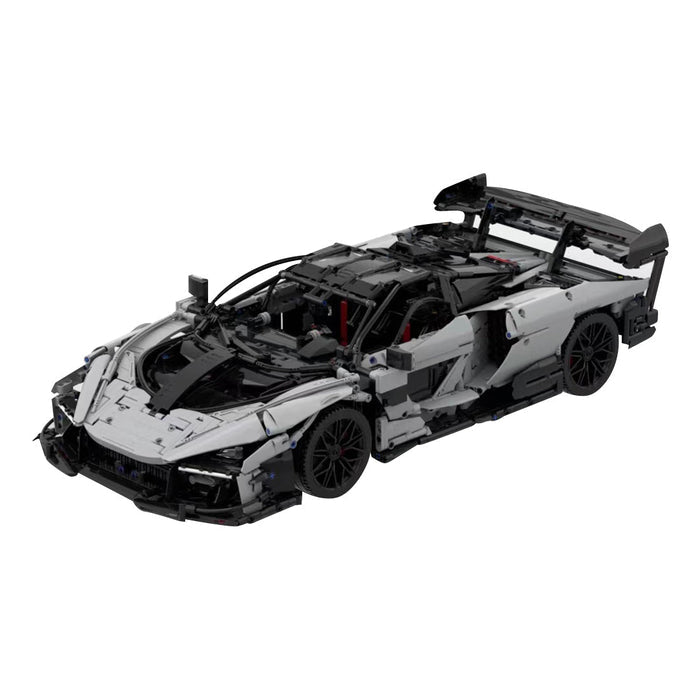 1/8 Scale McLaren Senna Racer Car Tech Building Blocks Set - LesDiy - Black