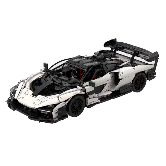 1/8 Scale McLaren Senna Racer Car Tech Building Blocks Set - LesDiy - Tan