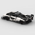 1/8 Scale McLaren Senna Racer Car Tech Building Blocks Set - LesDiy - Red White