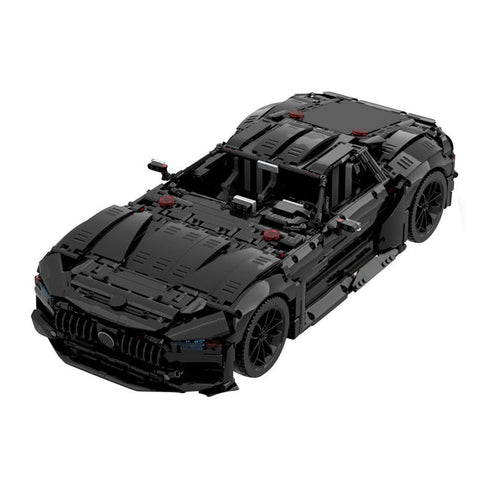 1/8 Scale Mercedes - Benz AMG Vision GT Sports Car Building Blocks - LesDiy - building blocks - Black