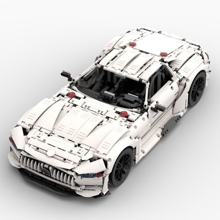 1/8 Scale Mercedes - Benz AMG Vision GT Sports Car Building Blocks - LesDiy - building blocks - White
