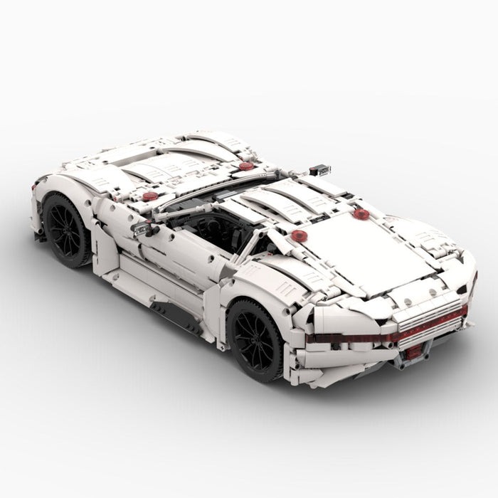 1/8 Scale Mercedes - Benz AMG Vision GT Sports Car Building Blocks - LesDiy - building blocks - White