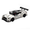 1/8 Scale Nissan GTR - R35 Sports Car Tech Building Blocks - LesDiy - Red White
