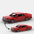 1980s German Grand Touring Coupe Building Blocks (Gobricks)-LesDiy-Building Blocks-1x building section (1x 1473 parts)