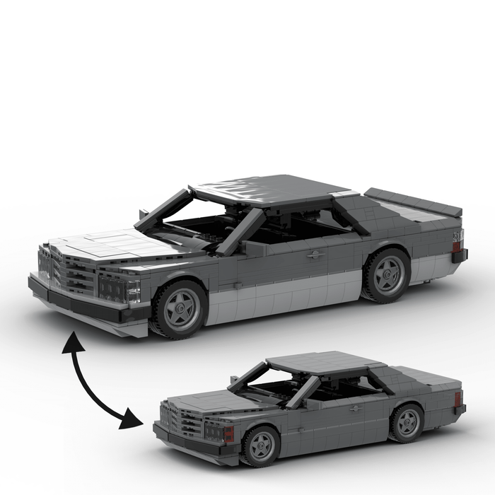 1980s German Grand Touring Coupe Building Blocks (Gobricks)-LesDiy-Building Blocks-1x building section (1x 1473 parts)