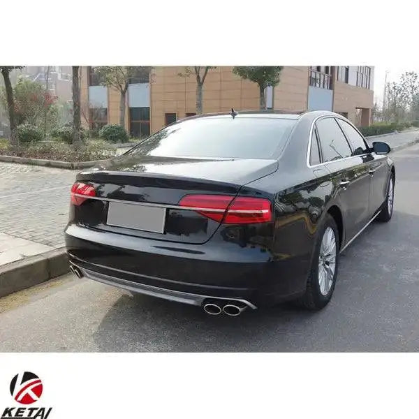 2015-2017 S8 Style Stainless Steel Rear Diffuser for AUDI A8