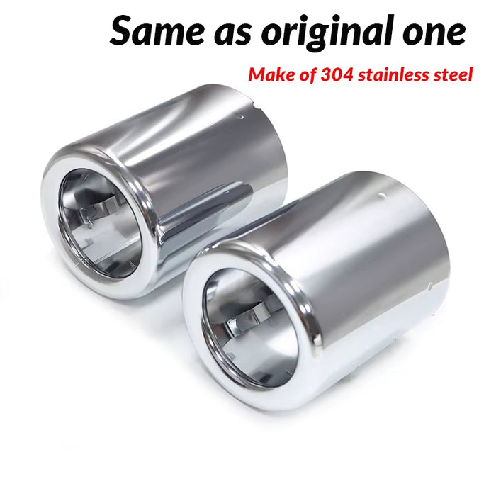 2Pcs/Lot Exhaust Tip Trim Cover for BMW X1 F49 F48 2019+ Exhaust Tip Replacement Tailpipe Nozzle Muffler Tip