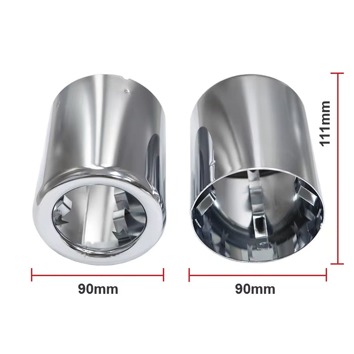 2Pcs/Lot Exhaust Tip Trim Cover for BMW X1 F49 F48 2019+ Exhaust Tip Replacement Tailpipe Nozzle Muffler Tip