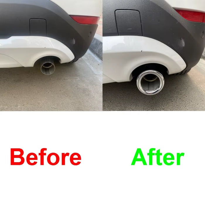 2Pcs/Lot Exhaust Tip Trim Cover for BMW X1 F49 F48 2019+ Exhaust Tip Replacement Tailpipe Nozzle Muffler Tip