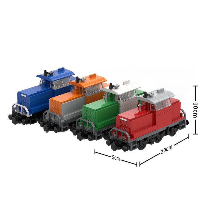 4 in 1 BR - 363 Electric Locomotive Building Blocks - LesDiy - MOC -
