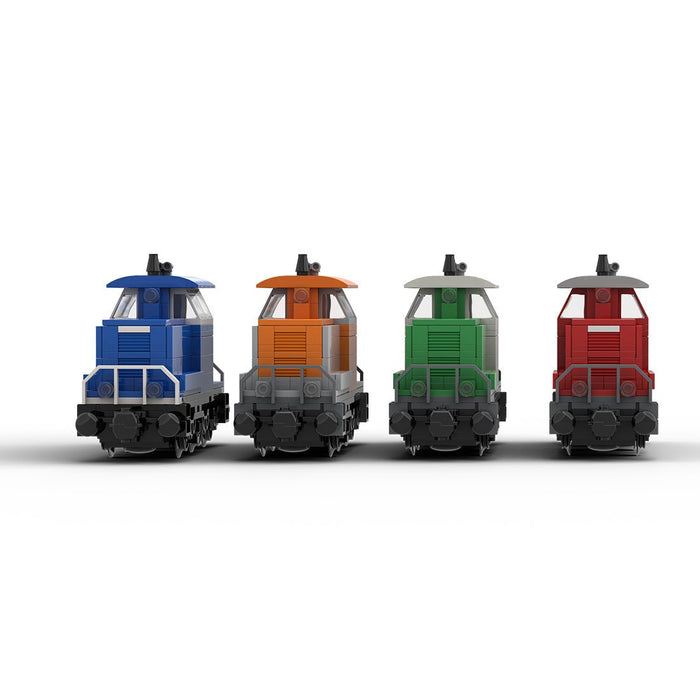 4 in 1 BR - 363 Electric Locomotive Building Blocks - LesDiy - MOC -