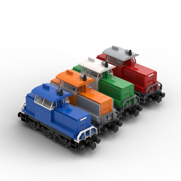 4 in 1 BR - 363 Electric Locomotive Building Blocks - LesDiy - MOC -