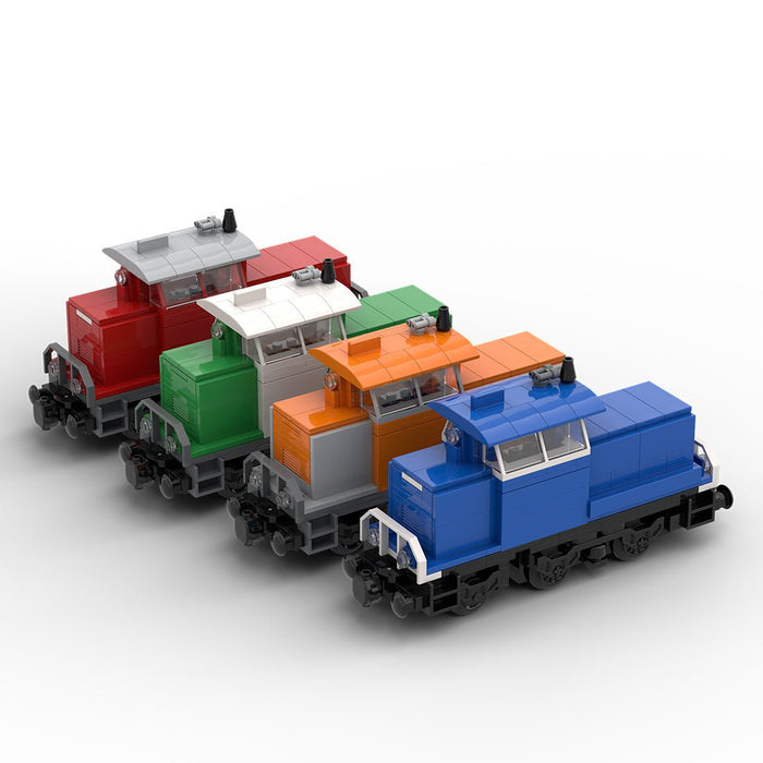 4 in 1 BR - 363 Electric Locomotive Building Blocks - LesDiy - MOC -