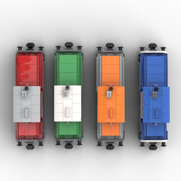 4 in 1 BR - 363 Electric Locomotive Building Blocks - LesDiy - MOC -