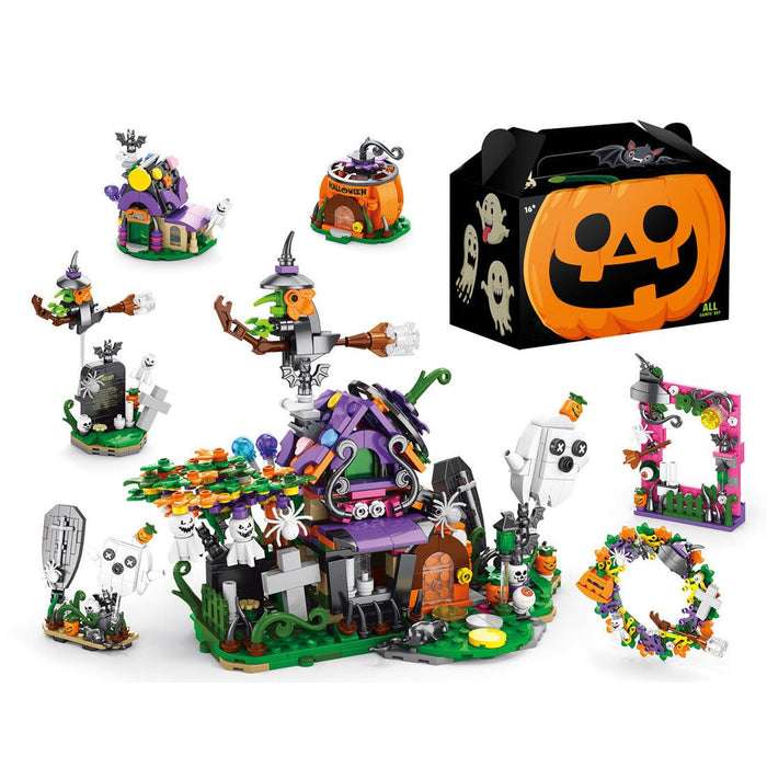 6 - in - 1 Halloween Haunted House Assembly Toy Building Blocks - LesDiy - Building Blocks -
