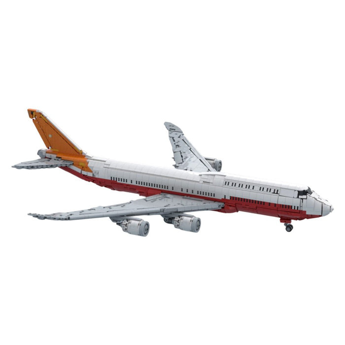 747-8I Factory Livery Airliner Building Blocks-LesDiy-Building Blocks-