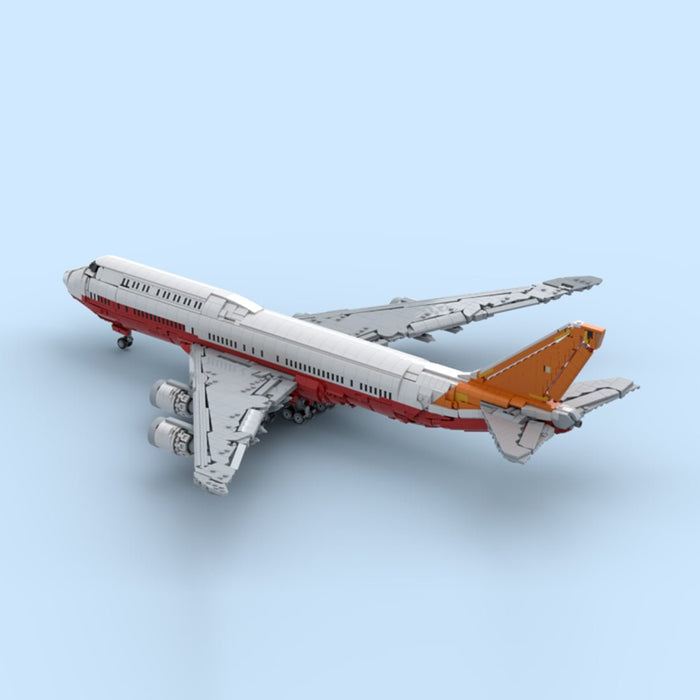 747-8I Factory Livery Airliner Building Blocks-LesDiy-Building Blocks-