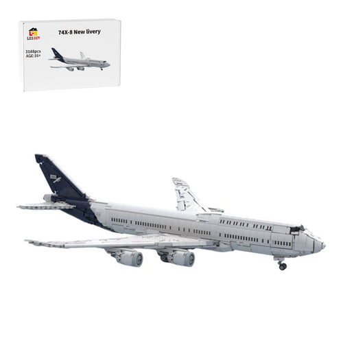 747-8I New Lufthansa Livery Building Blocks-LesDiy-Building Blocks-