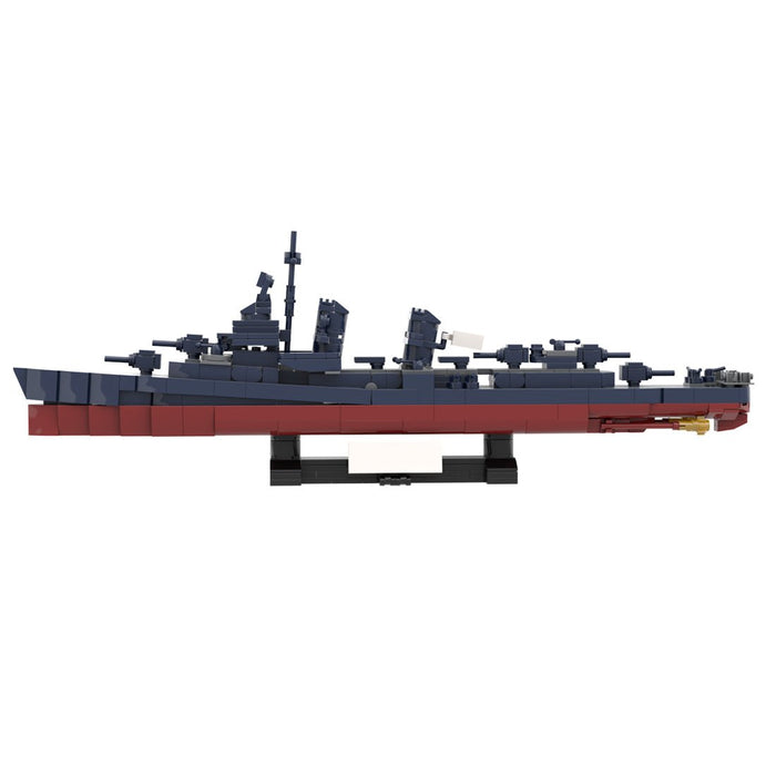 80th Anniversary Edition 1/300 Scale USS Johnston (DD - 557) Destroyer Military Building Blocks - LesDiy - Building Blocks -