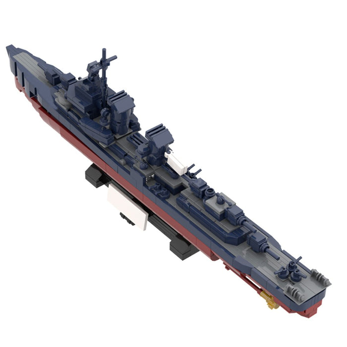 80th Anniversary Edition 1/300 Scale USS Johnston (DD - 557) Destroyer Military Building Blocks - LesDiy - Building Blocks -
