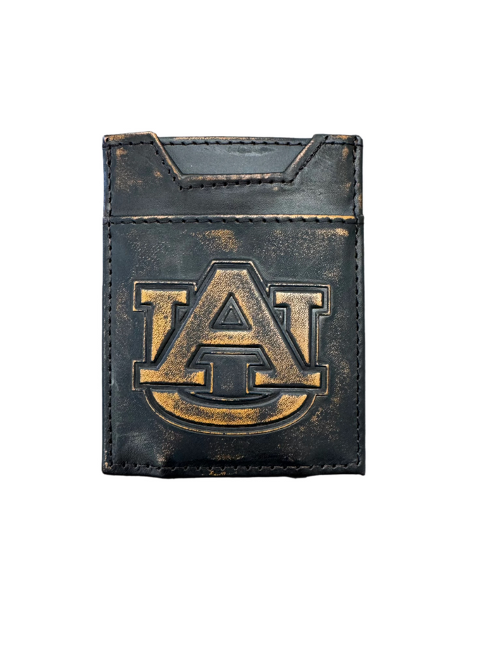 Zepplin Burnished Front Pocket Wallet