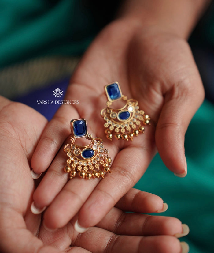 Adorable Deep Sapphires Stone Necklace