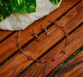 Adorable Floral Stone Choker