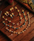 Adorable Oval Stone Coin Necklace