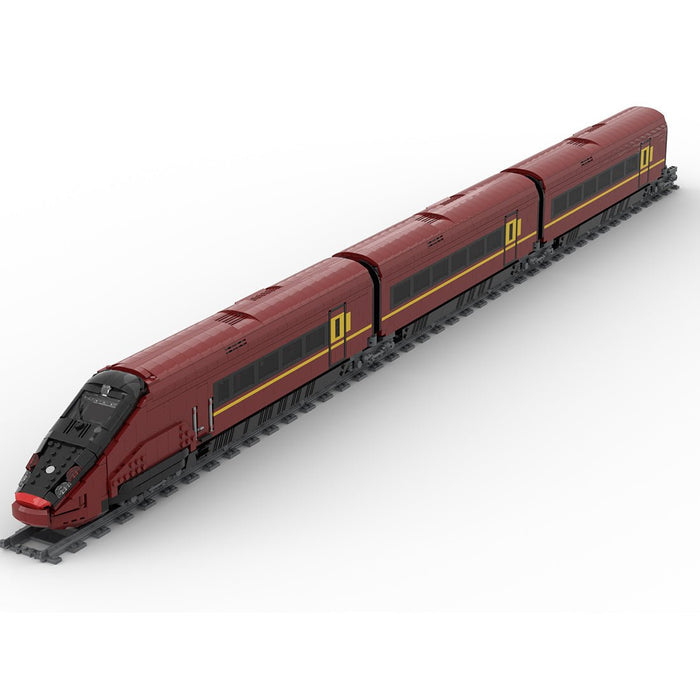AGV - 575 Italo High Speed Train Smart Class Building Blocks - LesDiy - Building Blocks -