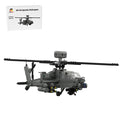 AH - 64 Apache Helicopter Military Building Blocks - Gray - LesDiy - Building Blocks -