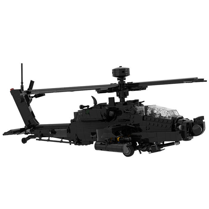 AH64E Apache Airplane Military Helicopter - LesDiy -