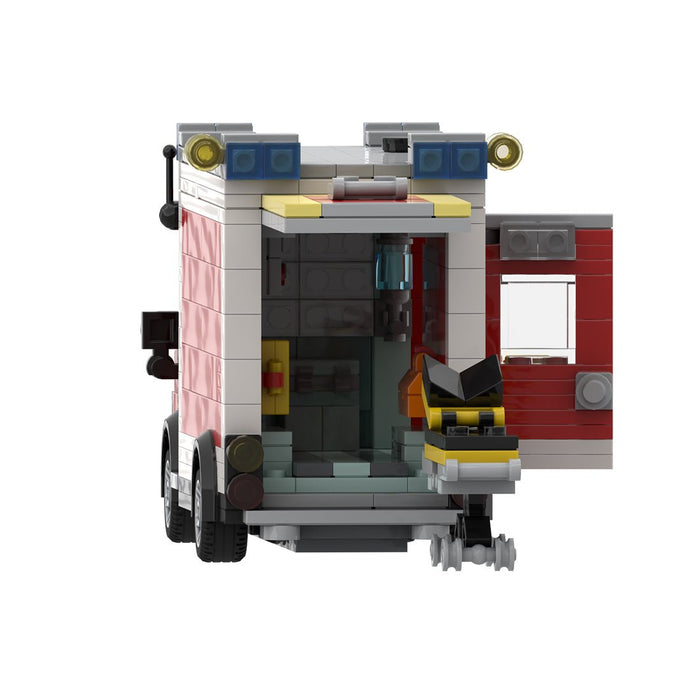Ambulance MOC Building Block - LesDiy -