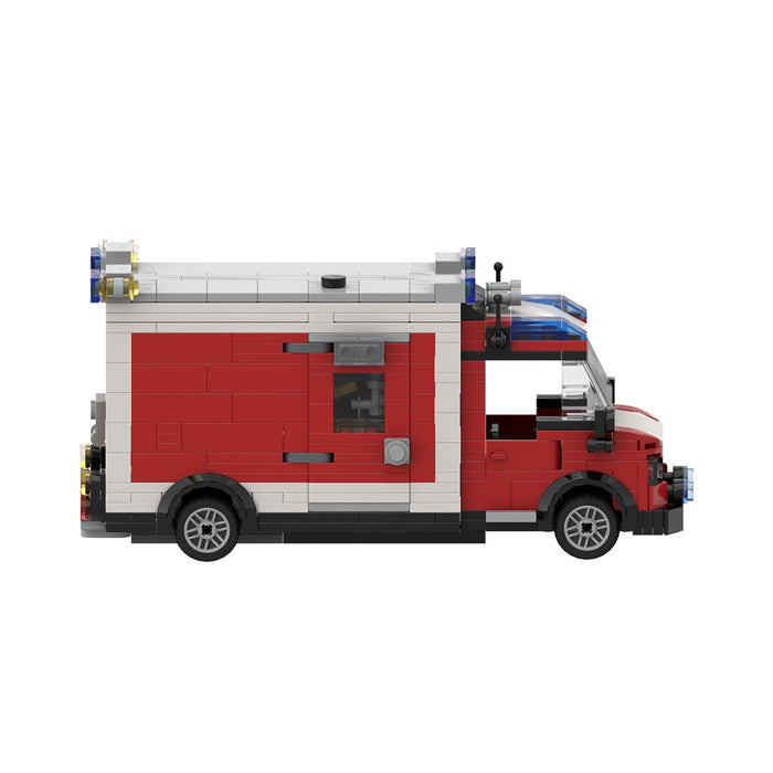 Ambulance MOC Building Block - LesDiy -