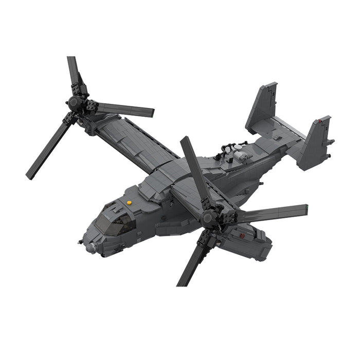 American CV - 22 Tiltrotor Aircraft Military Building Blocks - LesDiy -