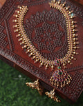 Antique Finish Kemp Attigai Necklace