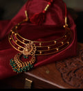 Antique Finish Peacock Band Choker
