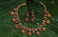 Antique Finish Ruby and White Kasumala