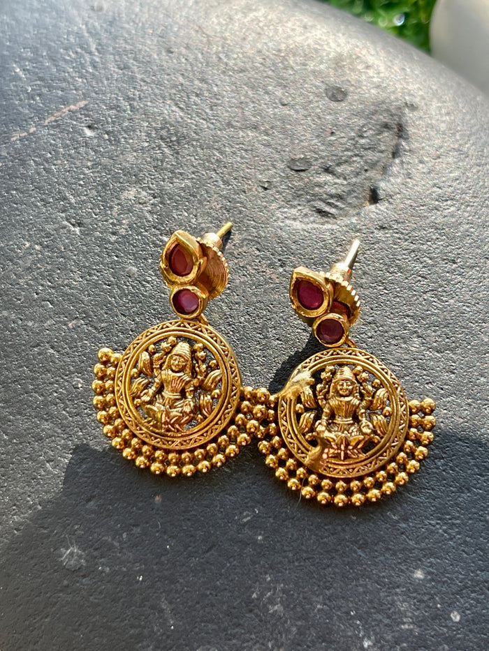Antique Kemp Lakshmi Earrings