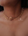Antique Kemp Stone Choker Set