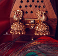 Antique Peacock Jhumkas
