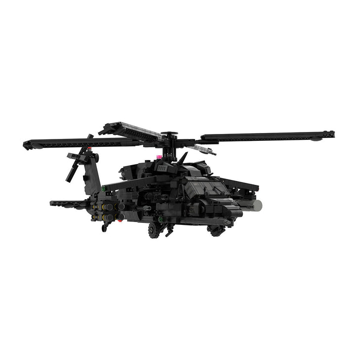 Armed Helicopter Assembly MOC Model Building Blocks - LesDiy - Building Blocks -