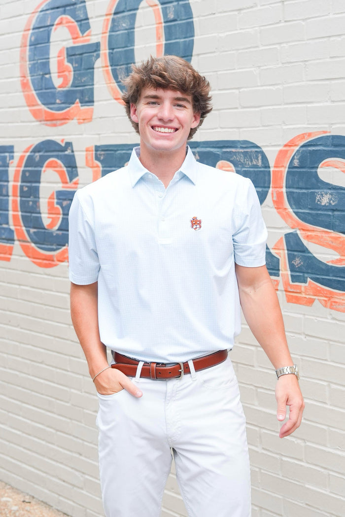 Aubie Tile Print Polo