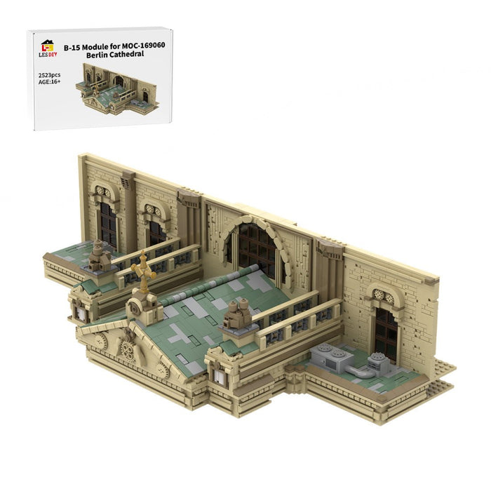 B - 15 Module for MOC - 169060 Berlin Cathedral Building Blocks - LesDiy -