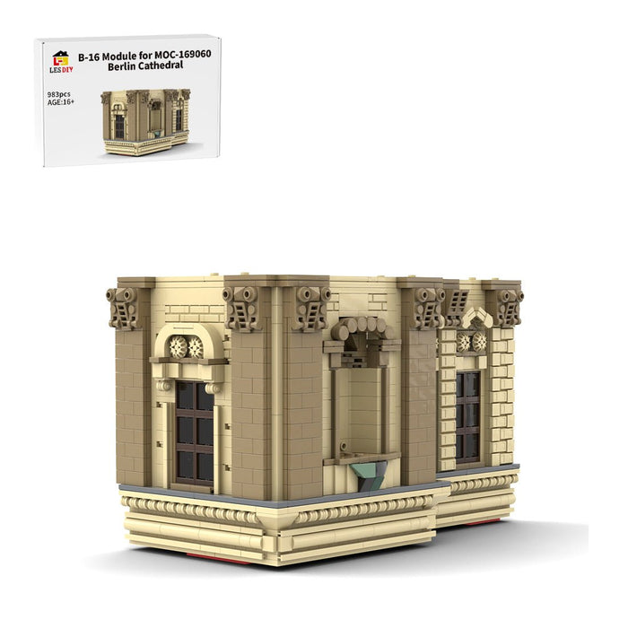 B - 16 Module for MOC - 169060 Berlin Cathedral Building Blocks - LesDiy -