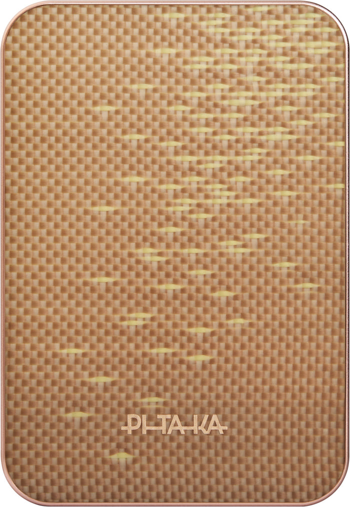 Baterie externă Pitaka Power Bank Qi2, 10 000 mAh, Golden Glint