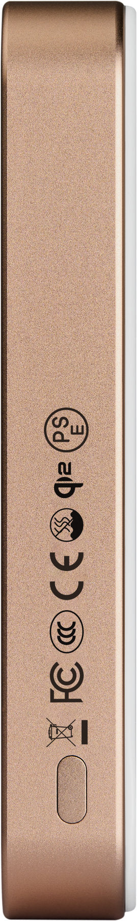 Baterie externă Pitaka Power Bank Qi2, 10 000 mAh, Golden Glint