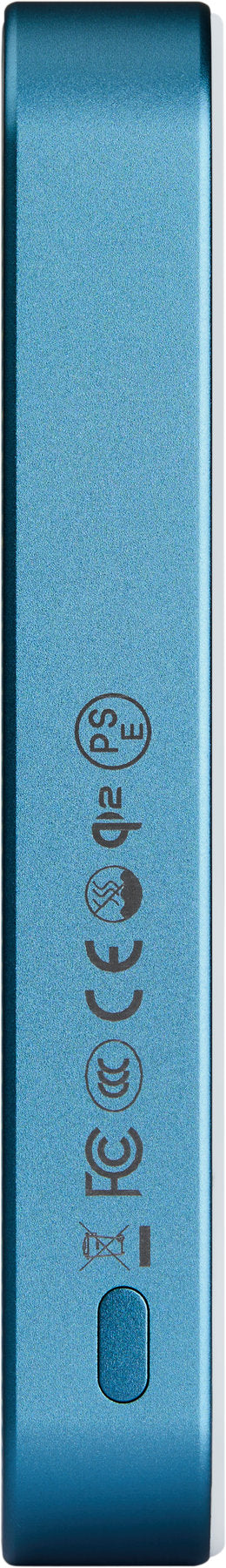 Baterie externă Pitaka Power Bank Qi2, 10 000 mAh, Lucid Blue